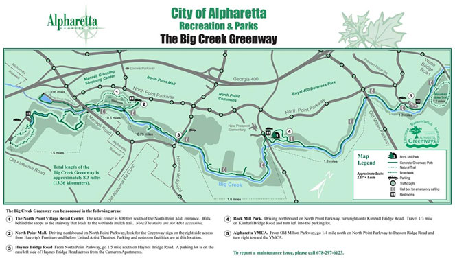 Diagram The Big Creek Greenway Alpharetta Description automatically generated"